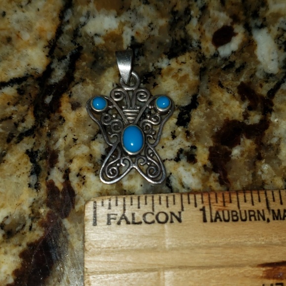 Vintage 90's sterling silver butterfly - Picture 8 of 8